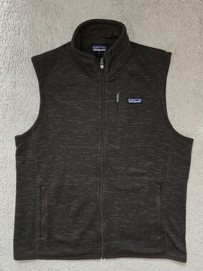 Patagonia Better Sweater Vest Men's XL Brown Fleece Full Zip Outdoor Hiking